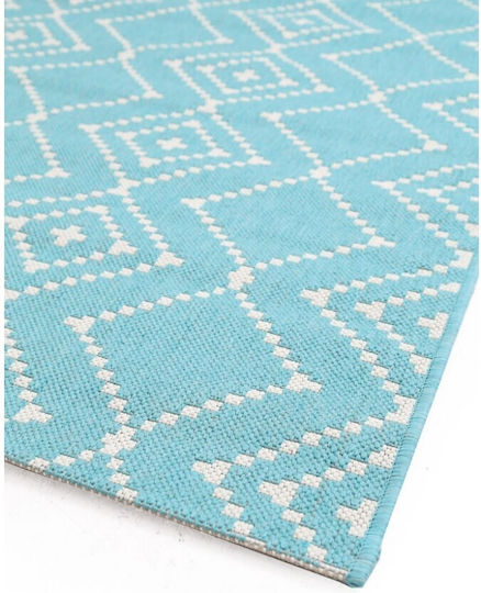 Royal Carpet Flox 47 Χαλί Ορθογώνιο Καλοκαιρινό Ψάθινο Light Blue 140x200cm