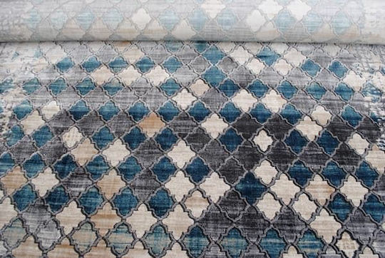 Tzikas Carpets 31638-095 Teppich Rechteckig Synthetisch,Polyester/Cotton/Leather Serenity