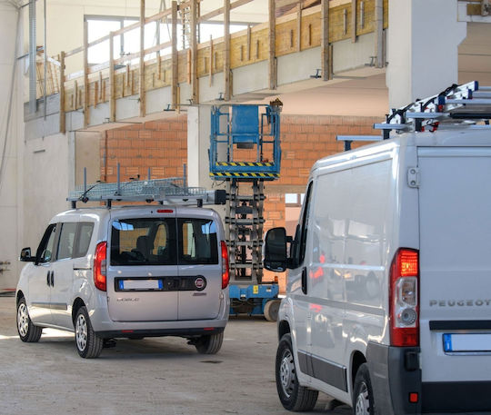 Menabo Bare de Acoperiș Aluminiu Professional 140cm. pentru Citroen Săritor 2016+ (Set cu picioare)