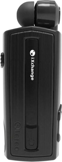 iXchange UA-28 V2.0 In-ear Bluetooth Handsfree Ακουστικό Πέτου Μαύρο