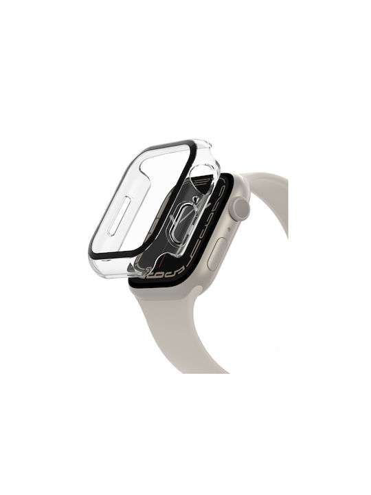 Belkin ScreenForce TemperedCurve Plastikhülle mit Glas in Transparent Farbe für Apple Watch 41mm