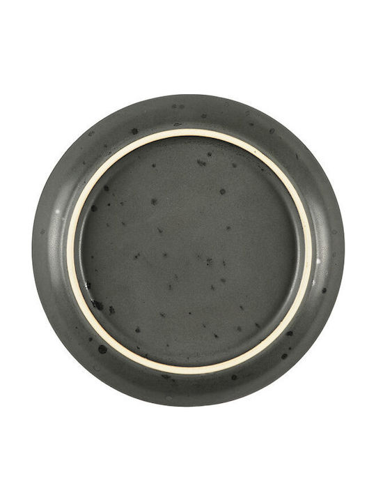 Bitz Plate Desert Ceramic Blue with Diameter 17cm