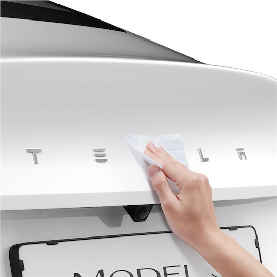Spigen Tesla Rear Emblem Logo Full Cover Carbon Tesla Model 3 2024 Acp08550