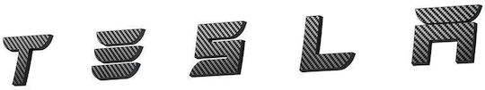 Spigen Tesla Rear Emblem Logo Full Cover Carbon Tesla Model 3 2024 Acp08550