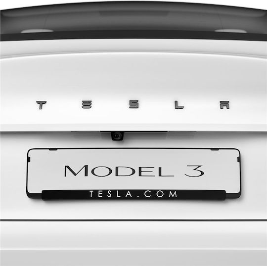 Spigen Tesla Rear Emblem Logo Full Cover Carbon Tesla Model 3 2024 Acp08550