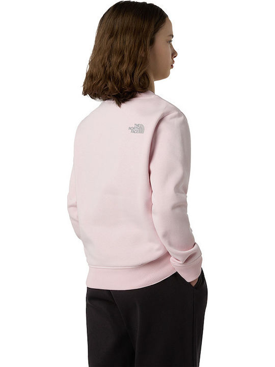 Kinder-Sweatshirt mit Kapuze Light Pink