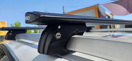 Menabo 120cm. pentru Kia Stonic 2017+ (Set cu picioare) Negre