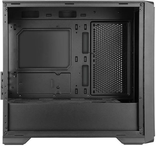 Segotep Gaming Mini-Turm Computergehäuse mit Seitenfenster und ARGB-Beleuchtung Schwarz