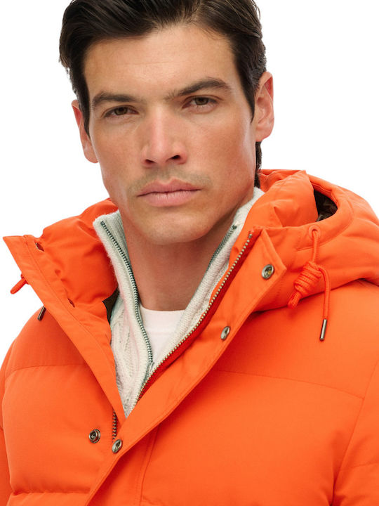 Everest Short Jacket Puffer Orange