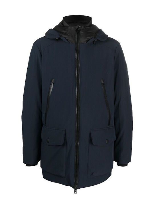 Winter Jacket Softshell Waterproof and Windproof Blue