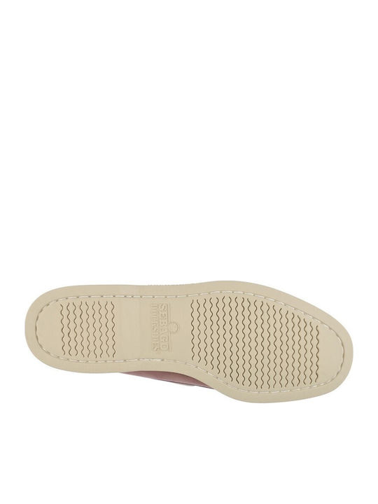 Docksides Portland Men's Leather Moccasins Pink