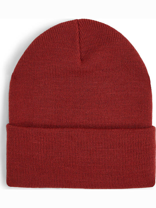 Beanie Männer Beanie Gestrickt in Rot Farbe