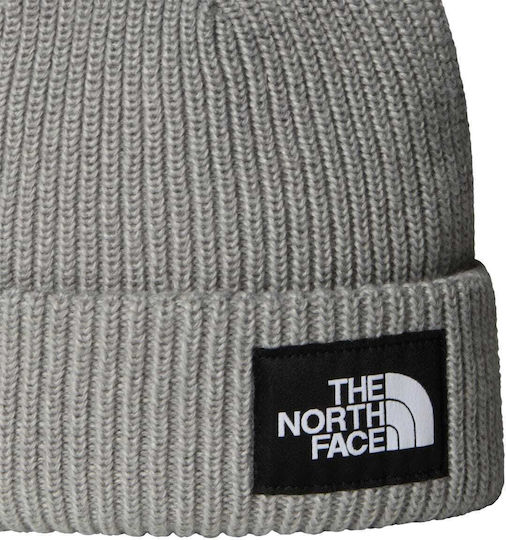 Salty Beanie Unisex Fleece Beanie Gestrickt in Gray Farbe