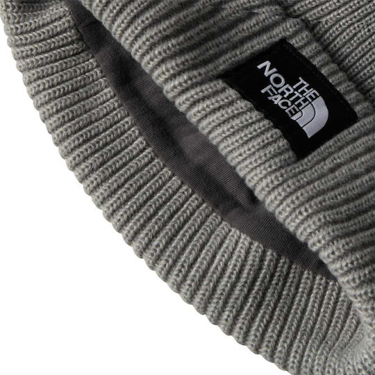 Salty Beanie Unisex Fleece Beanie Gestrickt in Gray Farbe