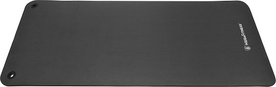 MegaFitness Exercise Mat Black with Carry Strap (140x60x1.5cm)