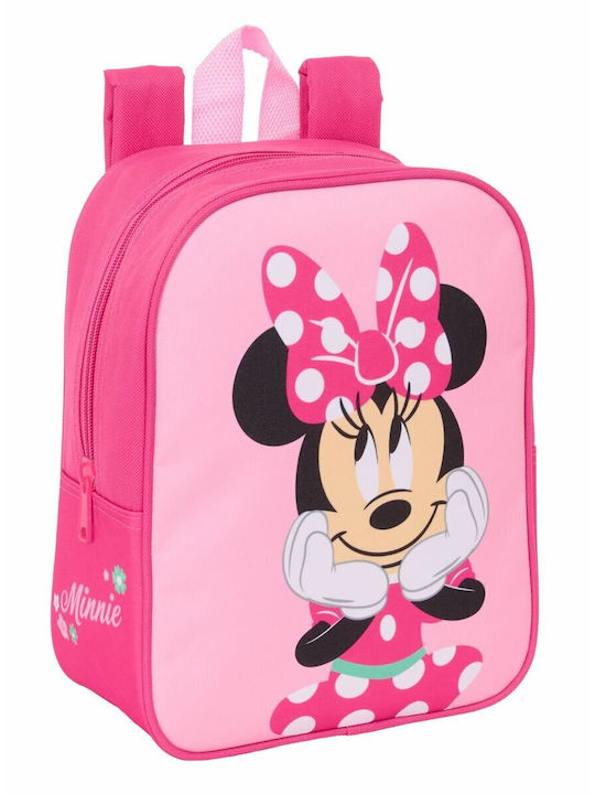 Minnie Mouse School Bag Trolley Kindergarten Pink