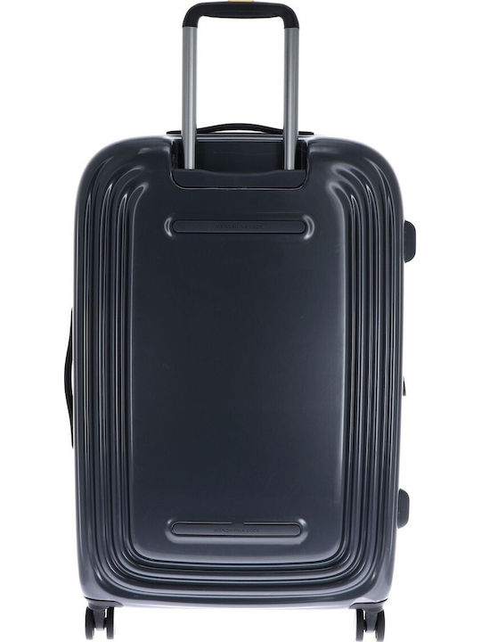 Mandarina Duck Logoduck Large Hard Suitcase Antracite with 4 Wheels Height 75cm