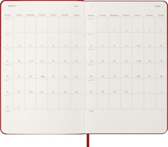 Moleskine Ημερήσιο Planner 2026 13x21εκ. (Διάφορα Σχέδια)
