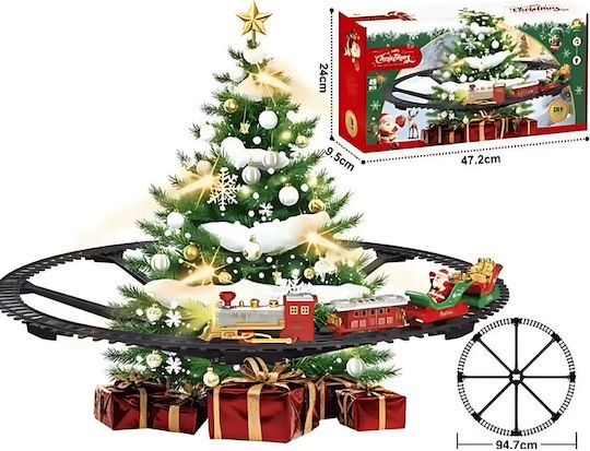 Christmas Tree Train Lights Sound 49 Pieces Hometheory
