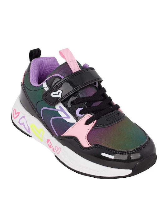 Kids Sneakers with Scratch Black