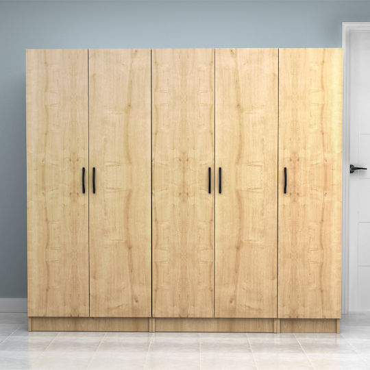 Пет врати Гардероб Vivian Natural Beech 200x51.8x181см