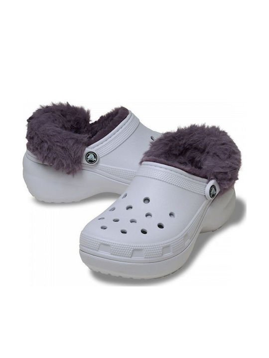 Crocs Classic Platform Γυναικεία Σαμπό Μωβ Crocs Classic Platform Γυναικεία Σαμπό Μωβ