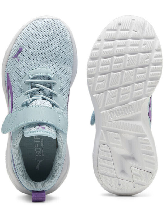 All-day Active Kinder Sneaker Hoch mit Bügel- und Schleifenverschluss Hellblau