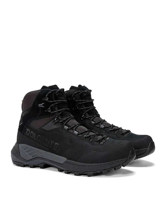 Dolomite Men's Hiking Boots Waterproof with Gore-Tex Membrane Black