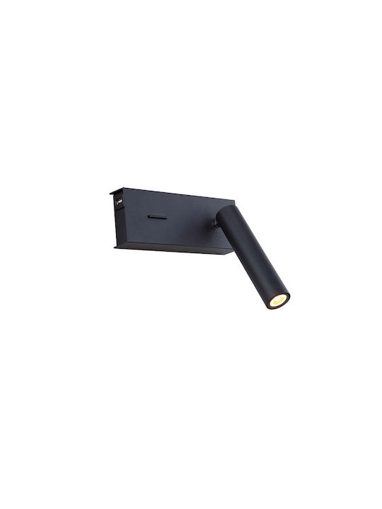 Zambelis Lights Einzel LED Warmes Weiß Spot in Schwarz Farbe