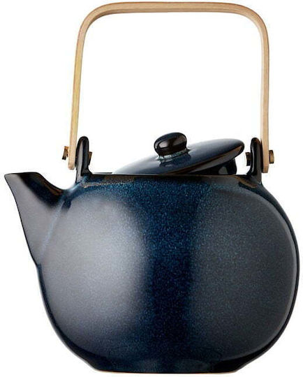 Bitz Teekanne mit Filter Keramik Blau 1200ml