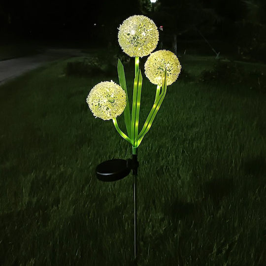 Solar Light Flower with Warm White Light 3000K