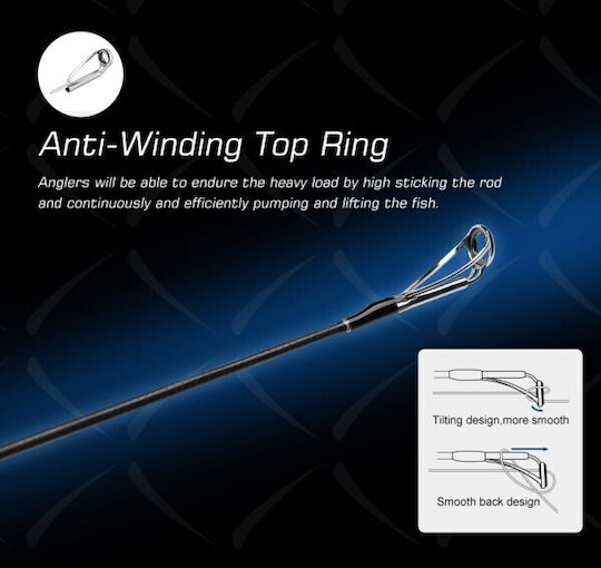 Noeby Καλάμι Ψαρέματος για Heavy Spinning / Spinning / Shore Jigging 2.75m 70gr