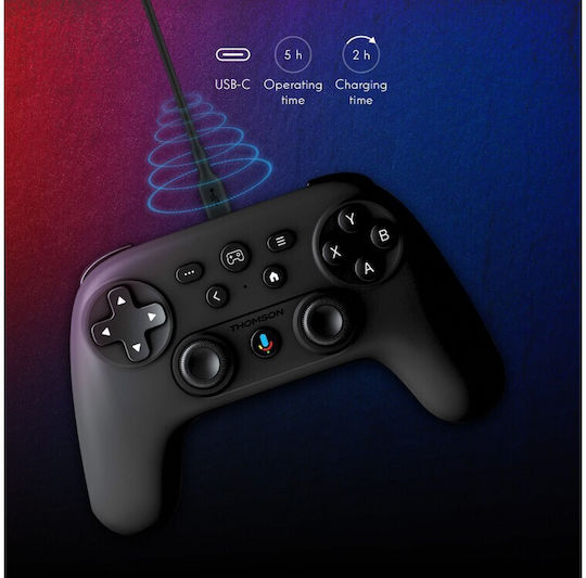 Thomson 400A Безжичен Геймпад За Android / PC / iOS Черен
