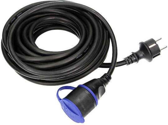 Redled Waterproof Extension Cable Cord 3 x 1.5mm²/30m Black