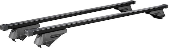 Menabo 120cm. pentru Alfa Romeo Stelvio 2017+ (Set cu picioare) Negre