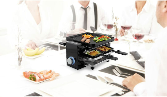 Princess Tabletop Grătar Electric Raclette Placă Striată 700W cu Termostat Reglabil 23bucx21buccm