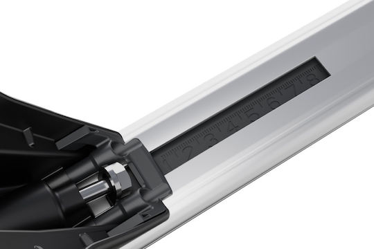 Menabo Bare De Acoperiș Din Aluminiu 112 Cm Pentru BMW Serie 8 4D 2019+ Set Cu Picioare Argintii