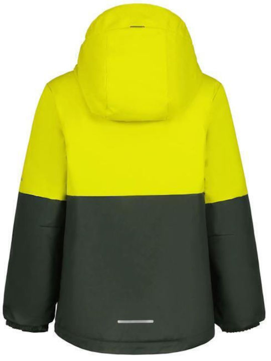 Kinder Freizeitjacke mit Kapuze Yellow Green
