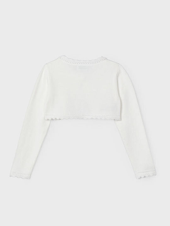 Kids Bolero Cotton Ecru