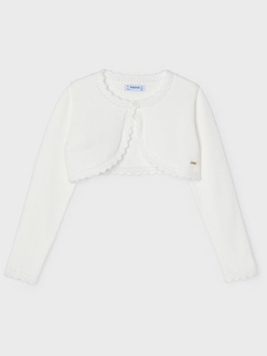 Kids Bolero Cotton Ecru