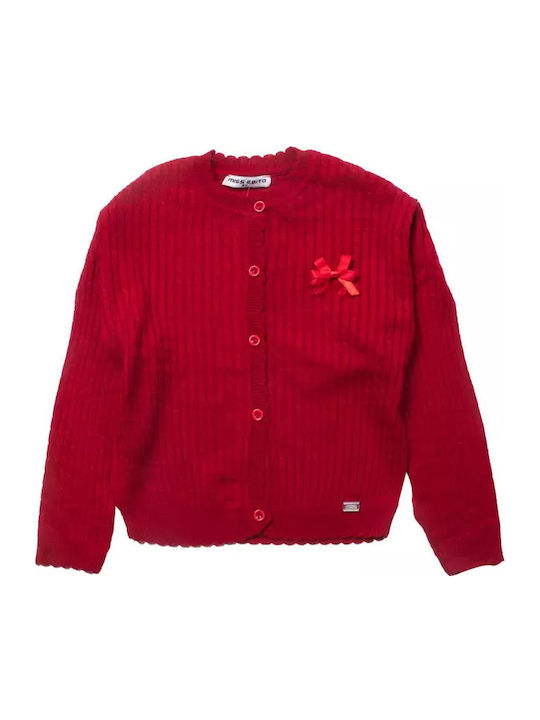Kinderstrickjacke ROT