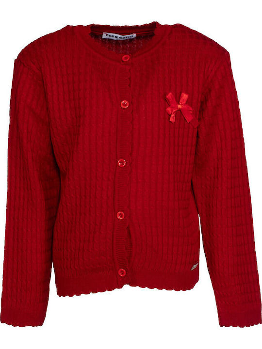 Kinderstrickjacke ROT