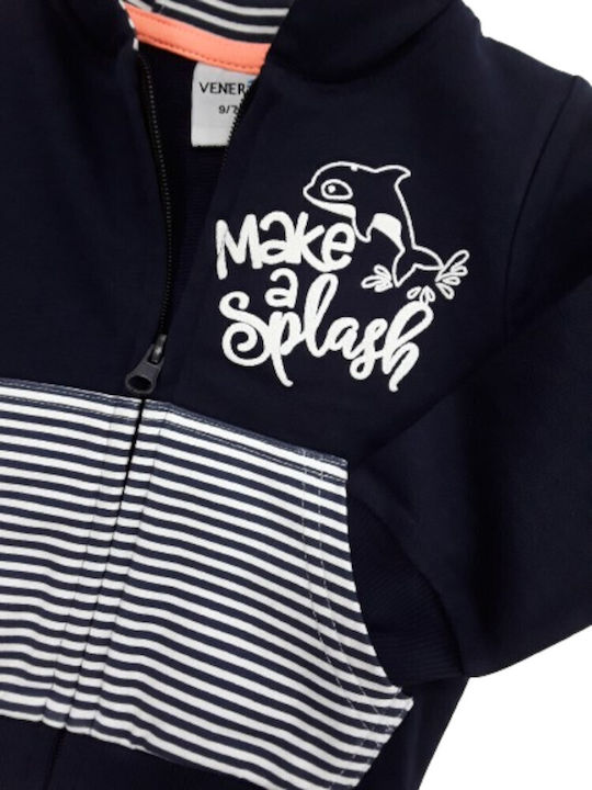 Παιδική Ζακέτα με Κουκούλα  Blue Make A Splash