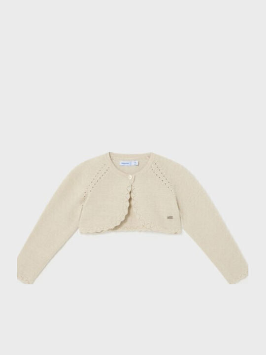 Kids Bolero Knitted Champagne (Champagne)