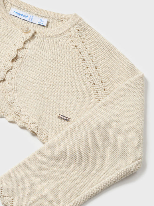 Kids Bolero Knitted Champagne (Champagne)