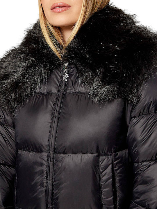 Jachetă de femei Puffer Black