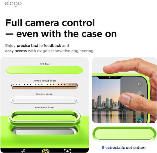 Elago Back Cover Silicone Green (iPhone 17 Pro Max)