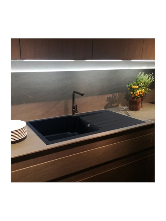Duralit Drop-In Chiuvetă din Granit Sintetic L100xW50cm