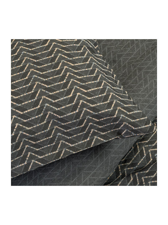 Melinen Cotton Single Duvet Cover 165x245 Paris Anthracite