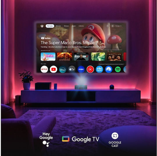 Thomson PG55B Mini Projector DLP με Ενσωματωμένα Ηχεία